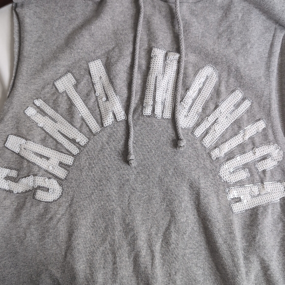 TWIK Sleeveless Sweatshirt Dress with Hood, Size S - Picture 3 of 8